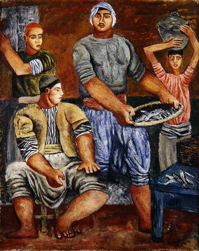 Fishermen by Menachem Shemi