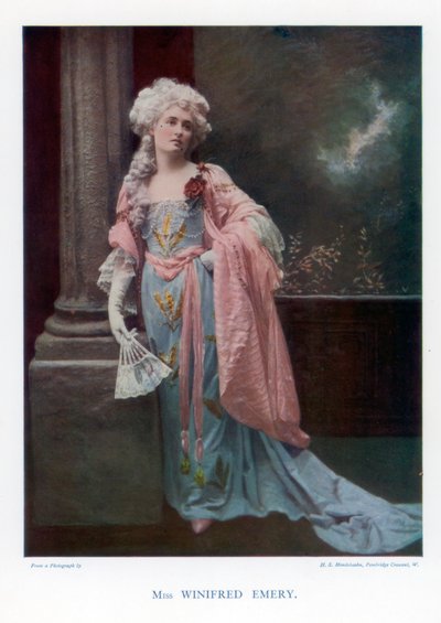 Winifred Emery, English actress, 1901 by Mendelssohn