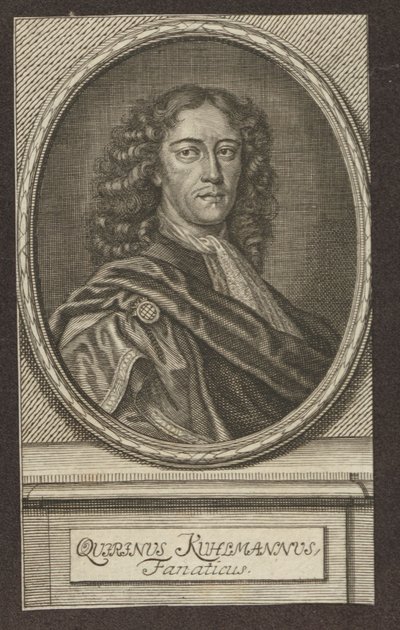 Quirinus Kuhlmann, 1651-1689 by Mentzel