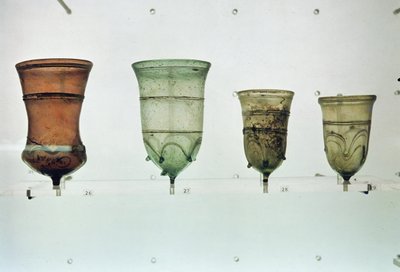 Selection of Frankish Glasses, 4th-5th Century by Merovingian