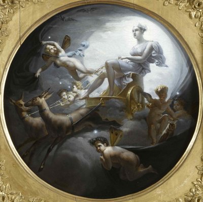 Diana on her chariot, 1821 by Merry Joseph Blondel