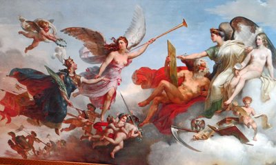 Victorious France at Bouvines by Merry Joseph Blondel