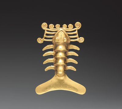 Lobster Pendant by Mesoamerican Mesoamerican