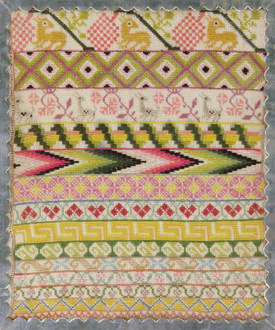Embroidery Sampler by Mexican School
