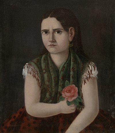 Portrait of a Woman, c.1880 by Mexican School