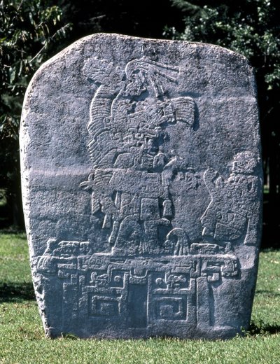 Stela from El Meson, Late Preclassic Period by Mexican School
