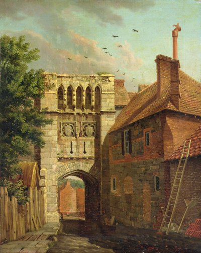 Westgate, Winchester by Michael (1743 1801) Rooker