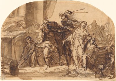 The Death of Priam by Michael Lukas Leopold Willmann