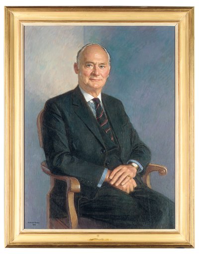 Portrait of Henry Lambert, seated by Michael Noakes