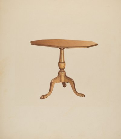 Table Tripod, 1935-1942 by Michael Riccitelli