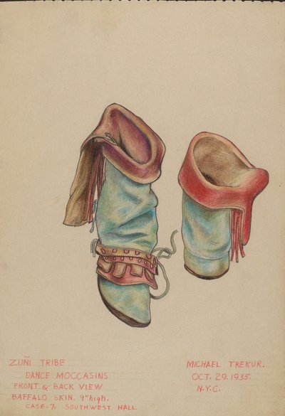 Dance Moccasins by Michael Trekur