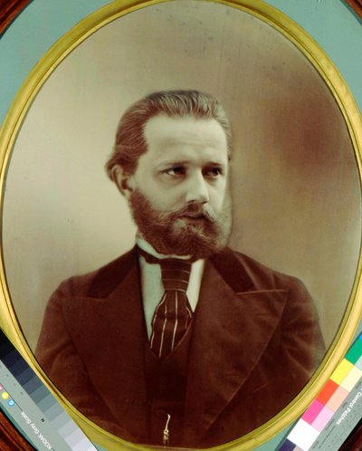 Peter Tchaikovsky, Russian composer by Michail Michailovich Panov