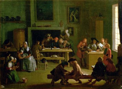 Interior of a Schoolroom by Michel Ange Houasse