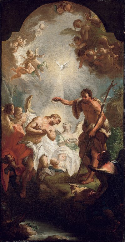 The Baptism of Christ by Michel Angelo Unterberger