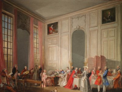 Afternoon Tea at the Temple by Michel Barthelemy Ollivier
