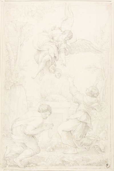 Sacrifice of Manoah by Michel Corneille