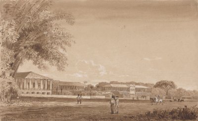 St. James Barracks by Michel Jean Cazabon