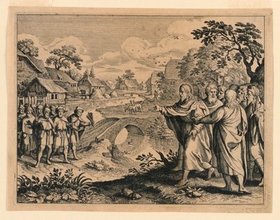 Christ Meeting the Officers from the Pharisees by Michel Lasne