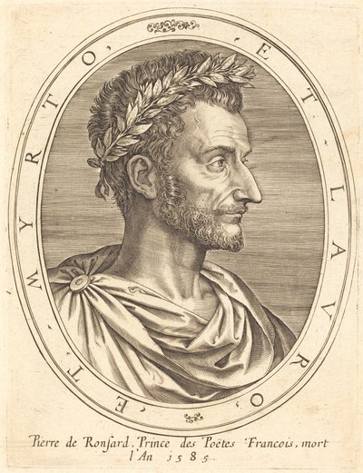 Pierre de Ronsard by Michel Lasne