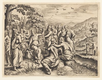 Sermon on the Mount by Michel Lasne