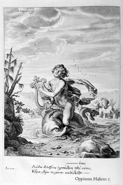 Arion Saved by a Dolphin by Michel de Marolles