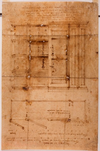 Closet drawing by Michelangelo (after) Buonarroti