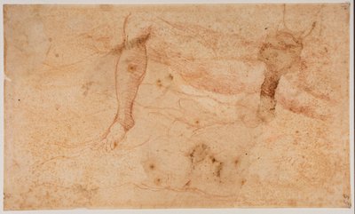 Studies of Nudes by Michelangelo (after) Buonarroti