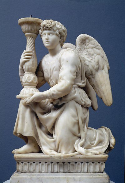 Angel Holding a Candelabra, 1495 by Michelangelo Buonarroti