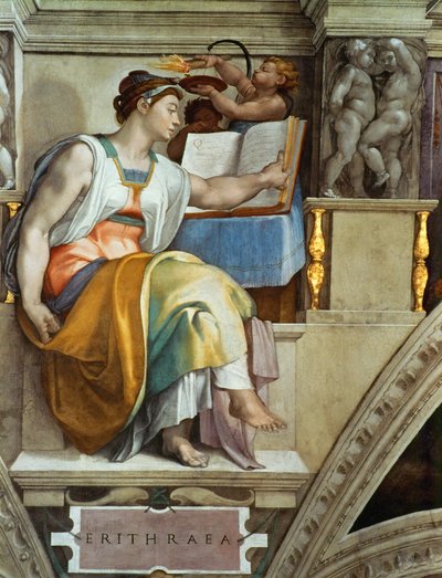 Erythraean Sibyl by Michelangelo Buonarroti