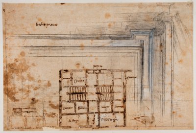 House Plan and Portal by Michelangelo Buonarroti