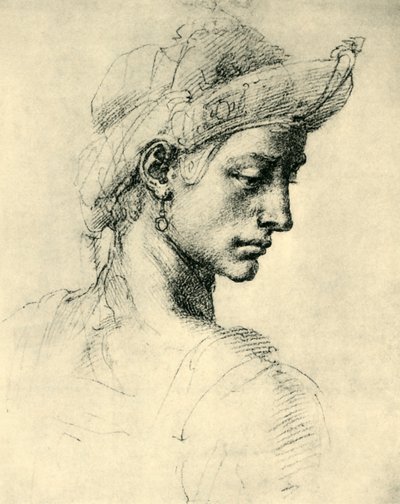 Ideal Head by Michelangelo Buonarroti
