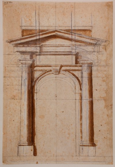 Portal Study by Michelangelo Buonarroti
