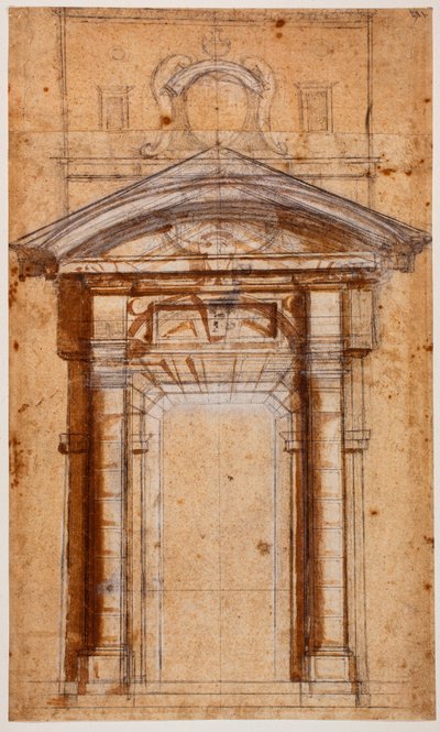 Study for Porta Pia by Michelangelo Buonarroti