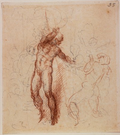 Study for a Christ in Limbo by Michelangelo Buonarroti