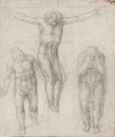 The Crucifixion, 16th Century by Michelangelo Buonarroti