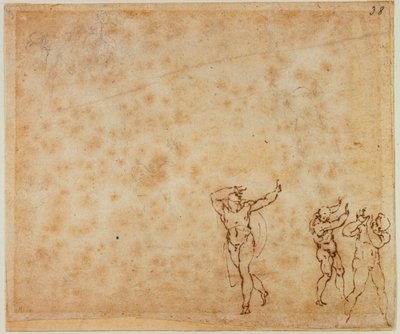 Three Nudes by Michelangelo Buonarroti