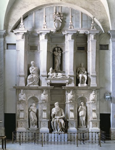 Tomb of Pope Julius II (1453-1513) by Michelangelo Buonarroti