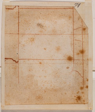 Vertical Section of Capital by Michelangelo Buonarroti