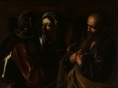 The Denial of Saint Peter by Michelangelo Merisi Caravaggio