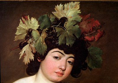 Bacchus (detail) by Michelangelo Merisi da Caravaggio