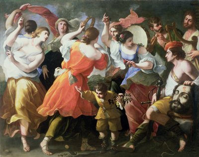 The Triumph of David by Michele (monogram M.R. von) Ragoglia