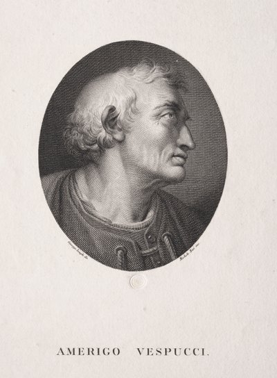 Portrait of Amerigo Vespucci by Michele Bisi