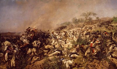 The Battle of Dogali by Michele Cammarano