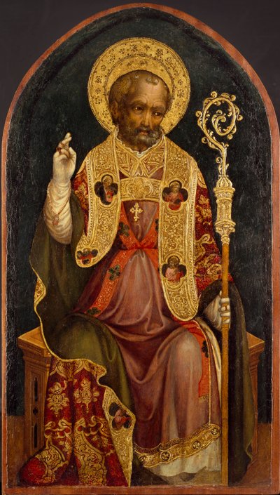 A Bishop Saint, c. 1440 by Michele Giambono