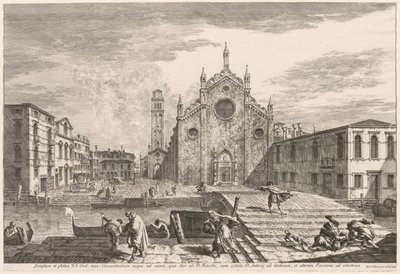 Views of Venice: Campo dei Frari by Michele Marieschi