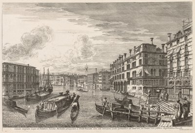 Views of Venice: Grand Canal, 1741 by Michele Marieschi