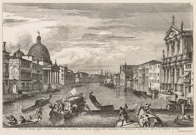 Views of Venice: Santa Chiara by Michele Marieschi