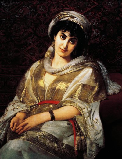 The oriental woman by Michele Rapisardi