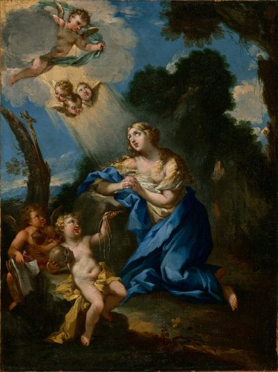 Penitent Magdalene by Michele Rocca