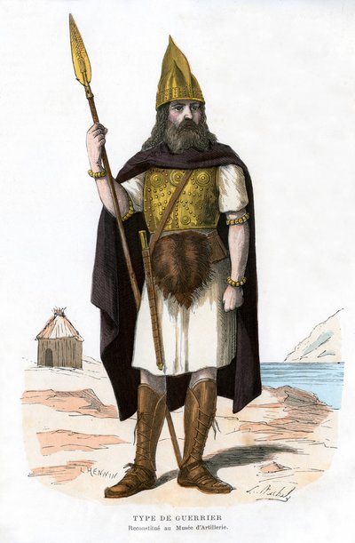 Warrior, possibly Gallic or Frankish, 1882-1884 by Michelz